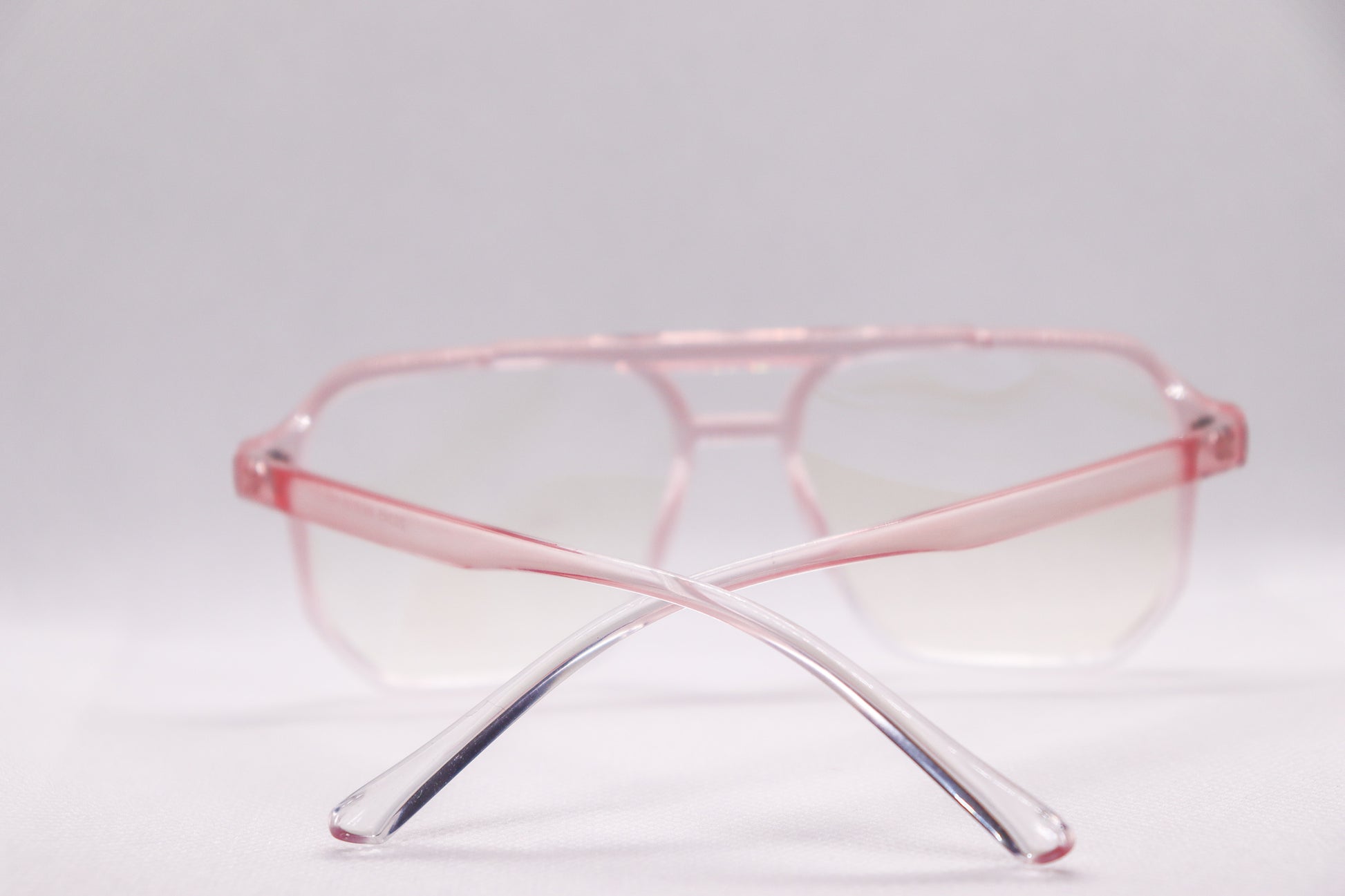 Double Bridged Gradient Pink - Eyeglasses - 6863 image 4