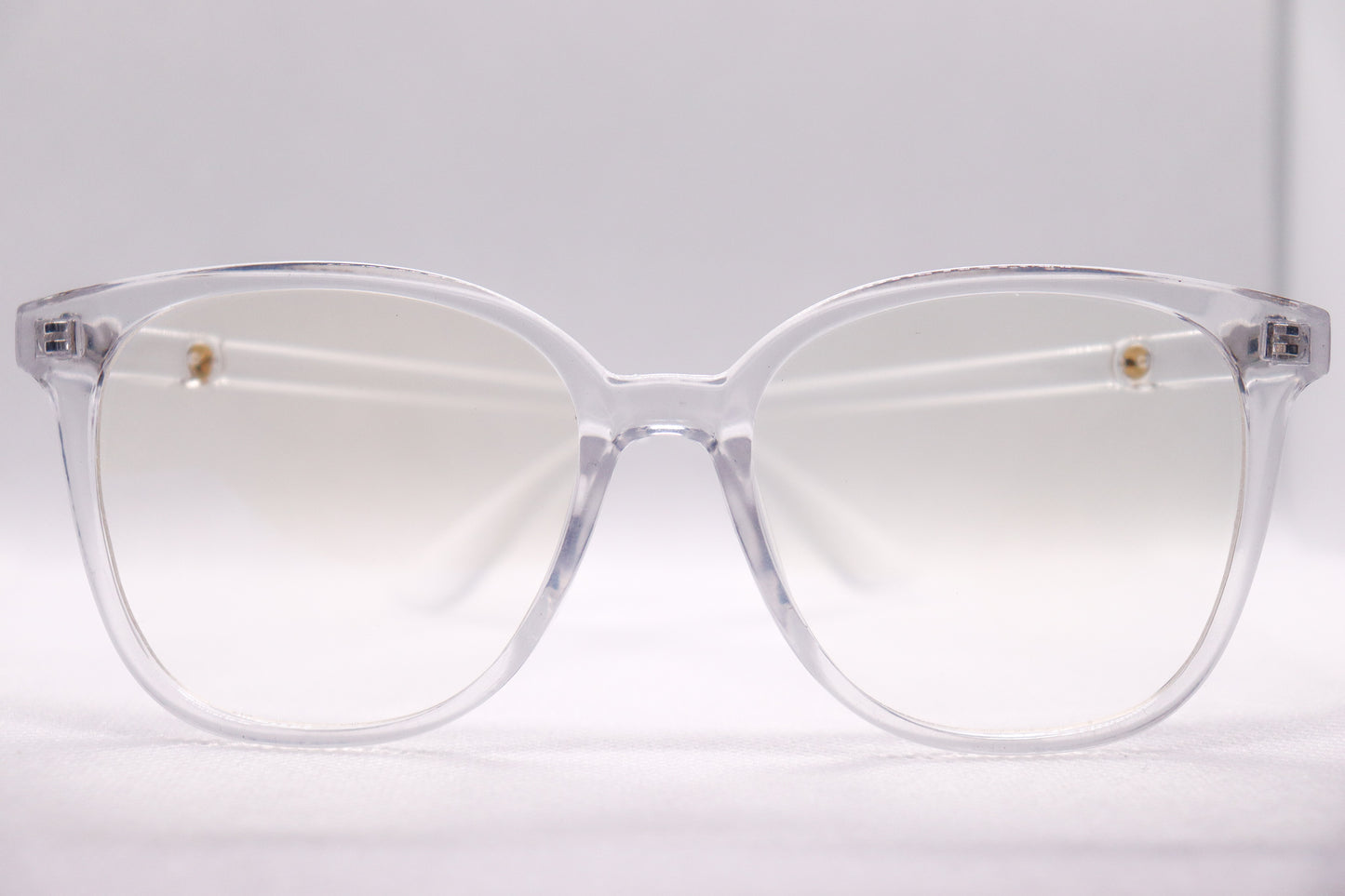 Oversized Translucent  Eyeglasses - 6466 image 3