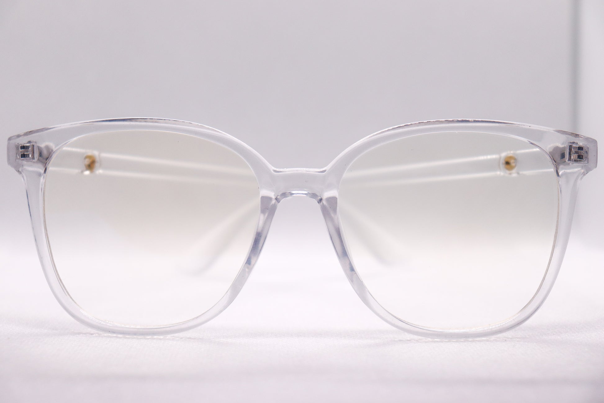 Oversized Translucent  Eyeglasses - 6466 image 3