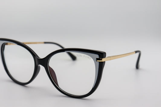 TF  Cat Eye Black & Gold -95294 image 1