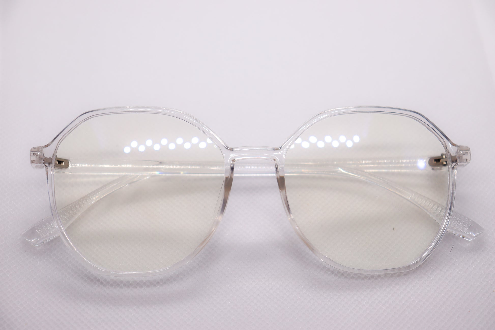 Clear Translucent - BlueCut Eyeglasses - 9791 image 5