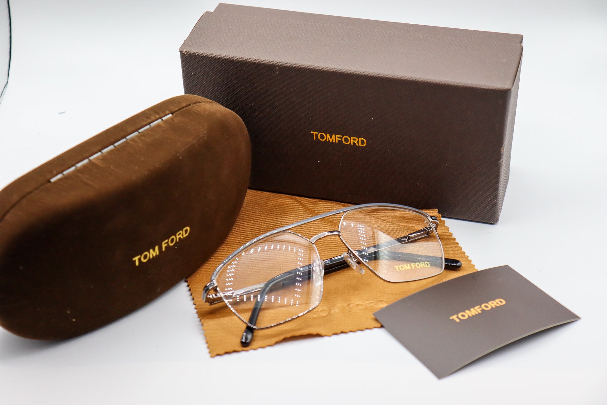 TomFord Double Bridge Grey-Tf16703 image 4