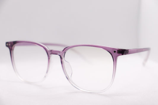 Oversized Gradient Purple Eyeglasses - 6466 image 1