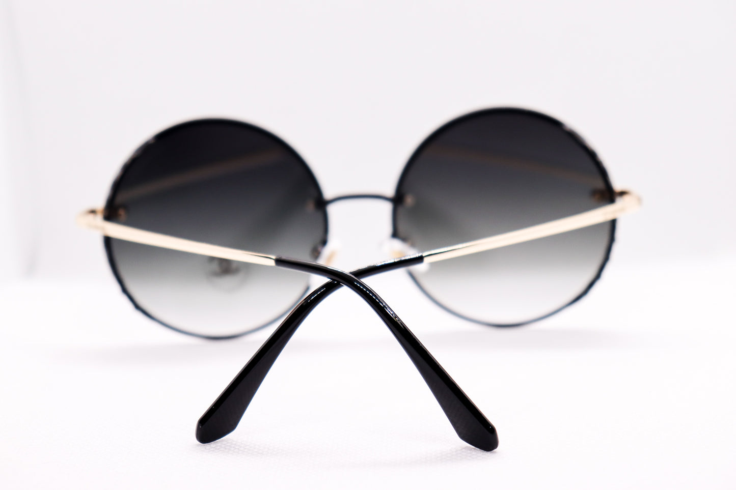 Round Silver Sunglasses - 7442 image 6