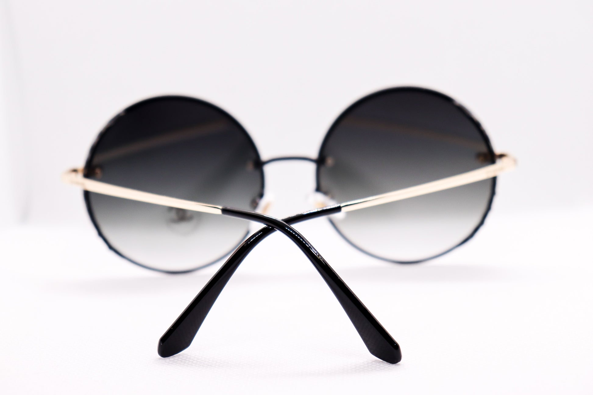 Round Silver Sunglasses - 7442 image 6