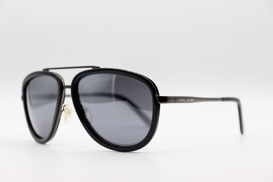 Marc Jacobs Double Bridge Gun Metal & Black - 524 image 1
