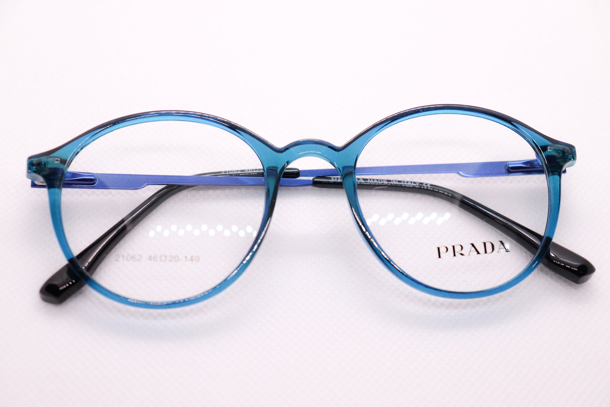 Blue Round BlueCut Eyeglasses - 2842 image 5