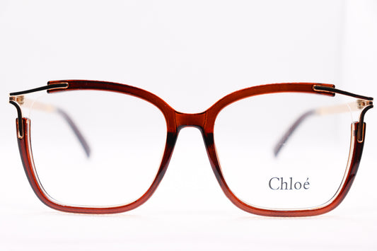 Winged Brown Eyeglasses - 7844 image 0