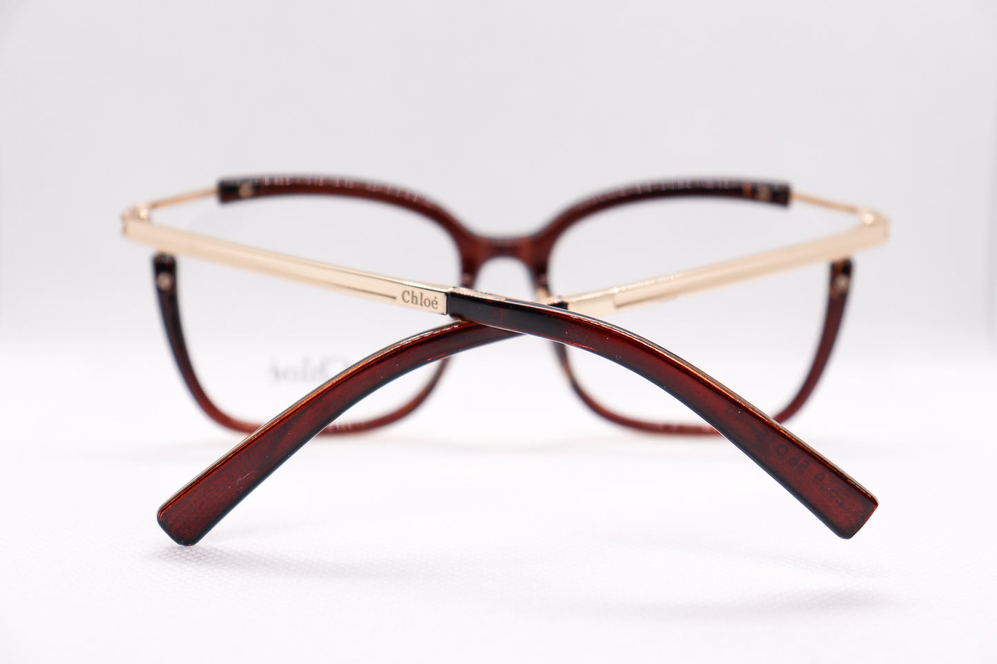Winged Brown Eyeglasses - 7844 image 4