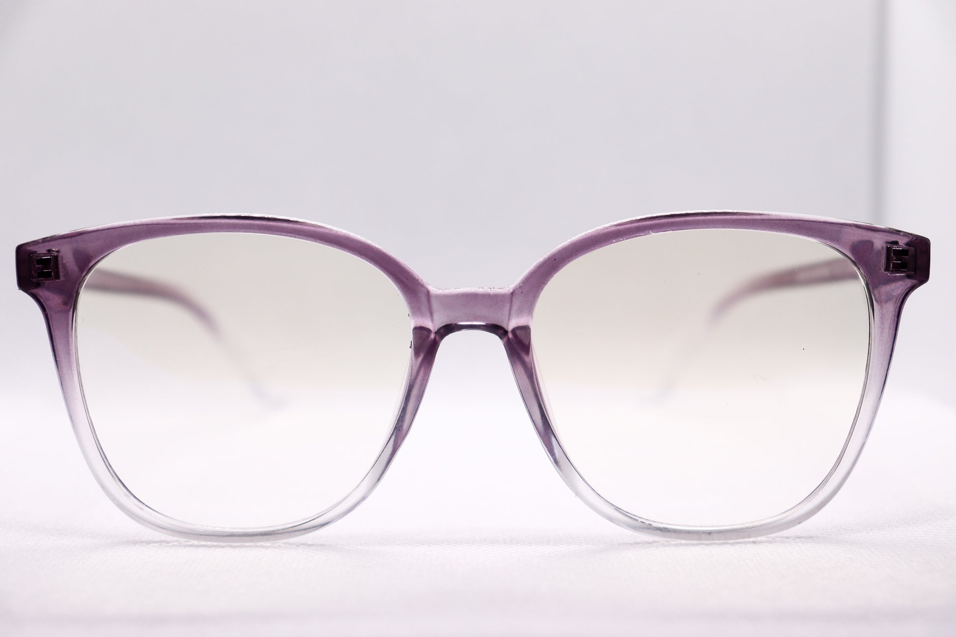 Oversized Gradient Purple Eyeglasses - 6466 image 0