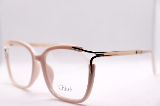 Winged Beige Eyeglasses - 7844 image 1