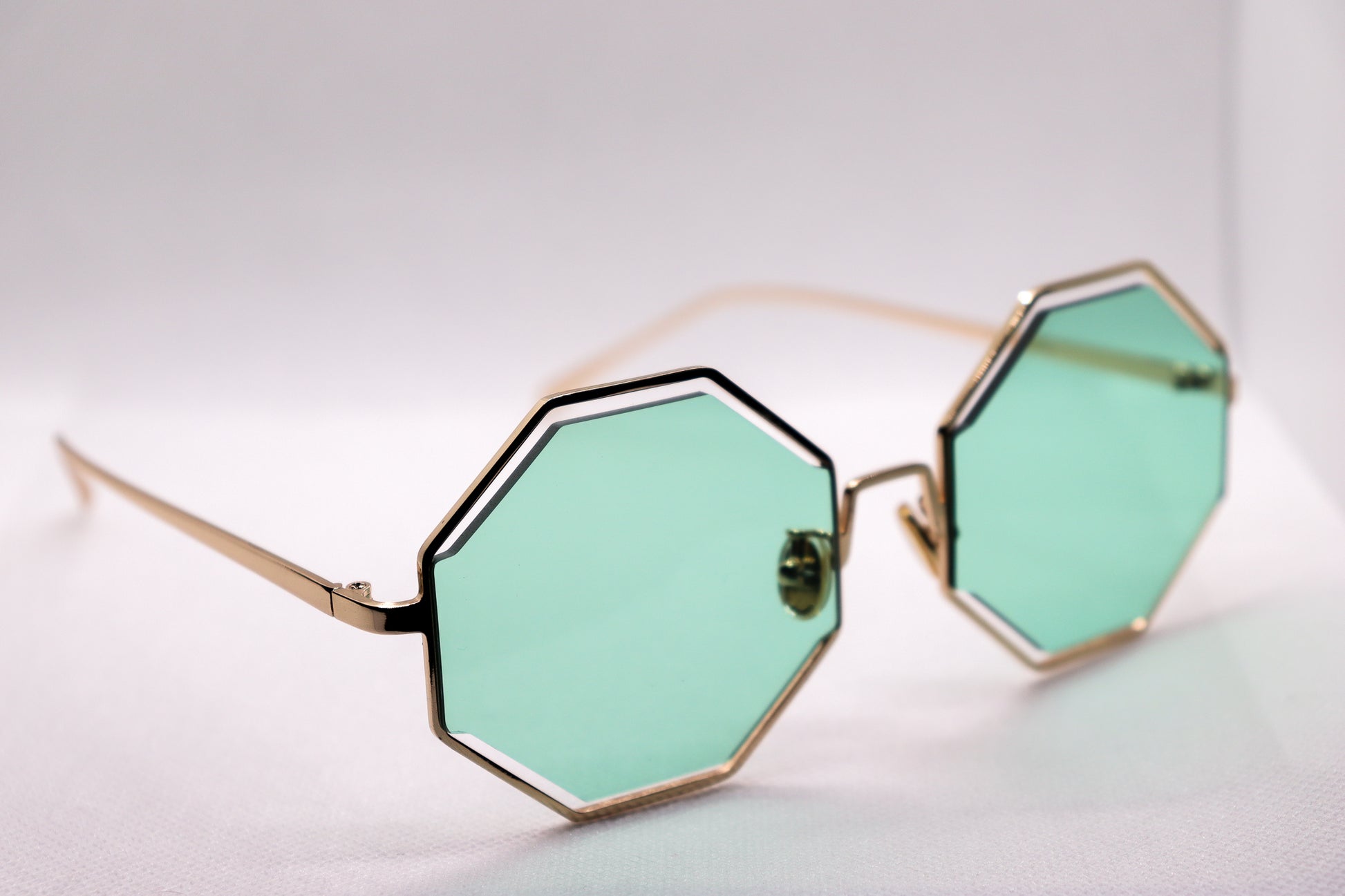 Angel Eyes Green Sunglasses - 6820 image 2